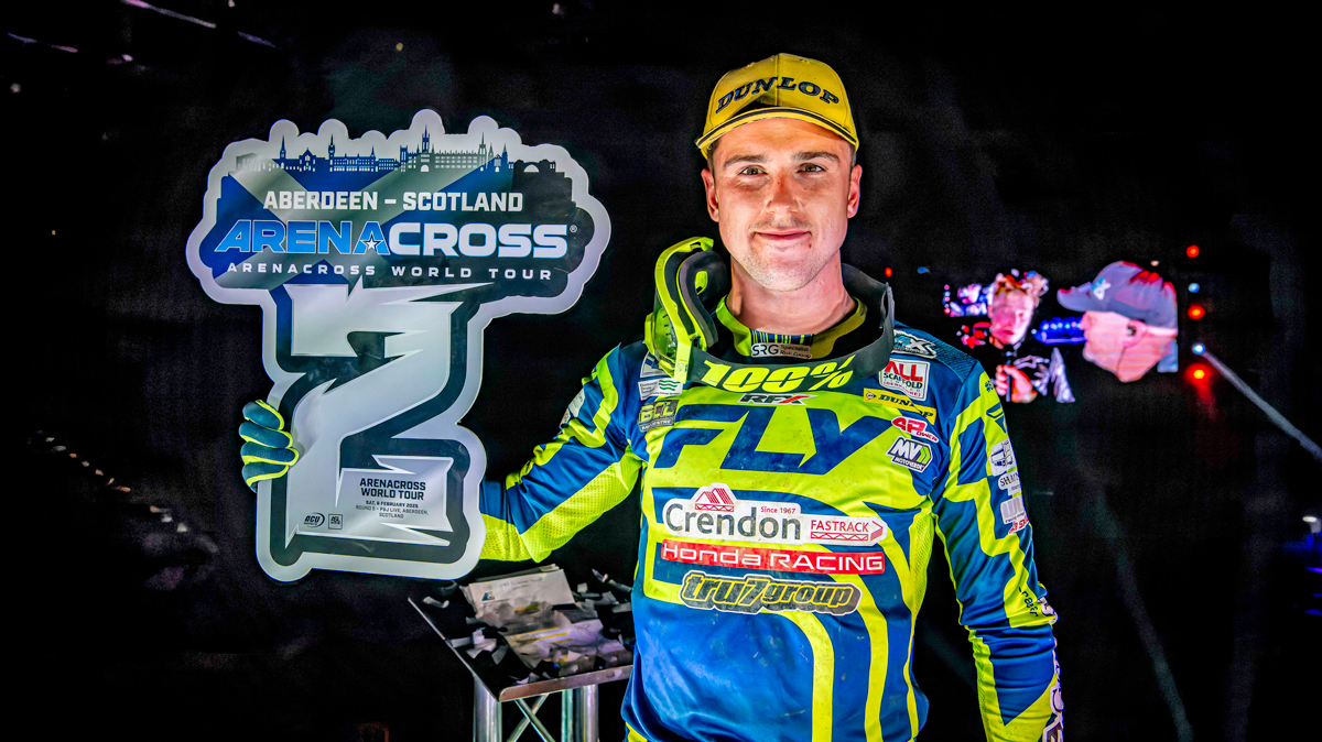 "I tried to win but it wasn’t enough." - Conrad Mewse on his Aberdeen Arenacross