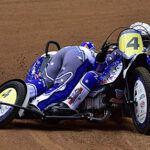 Australian sidecar champions Jason Backshall and Kate Barnes confirmed for the 500cc Sidecar Masters Grasstrack
