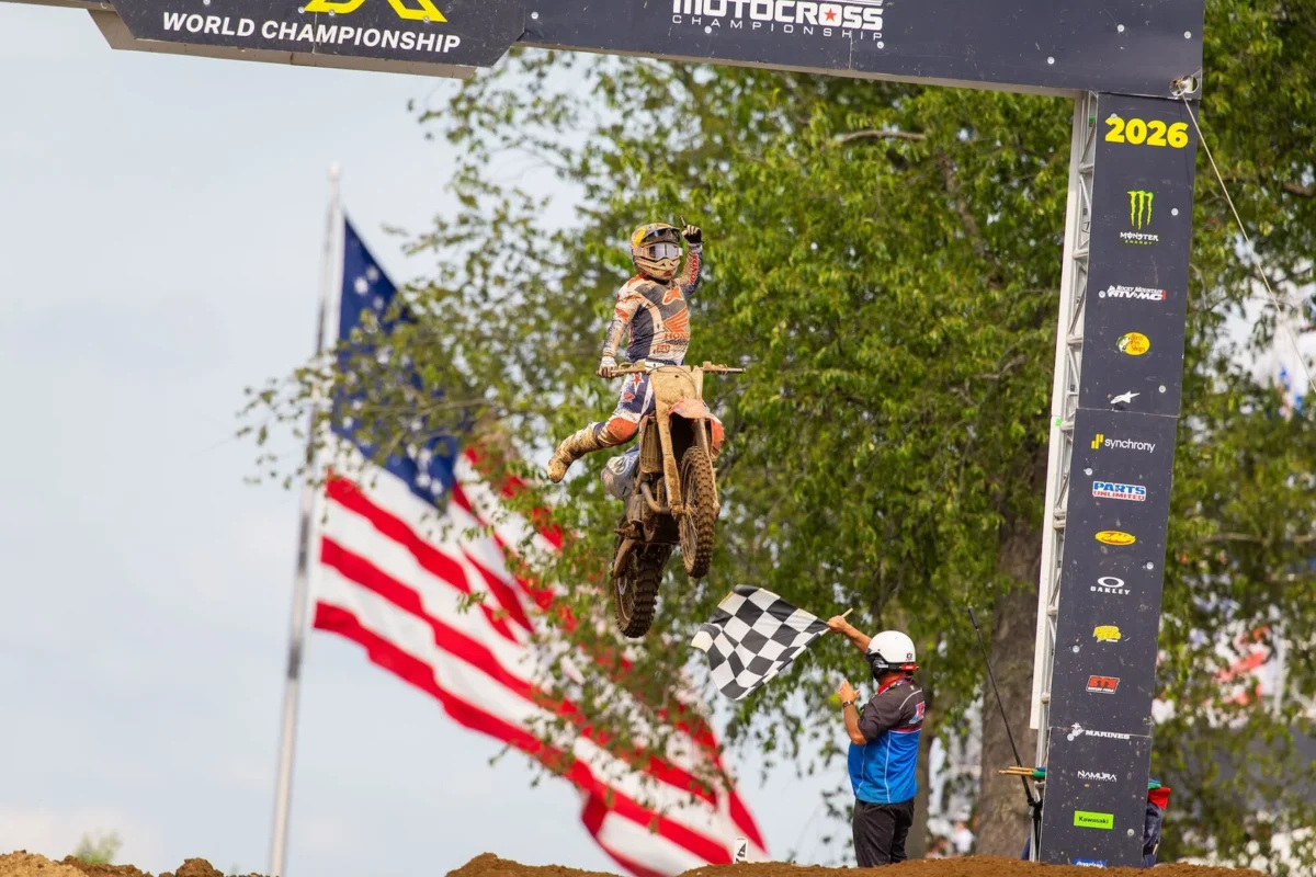 Hunter Lawrence reclaims Pro Motocross Championship lead at RedBud as Cole Davies wins again