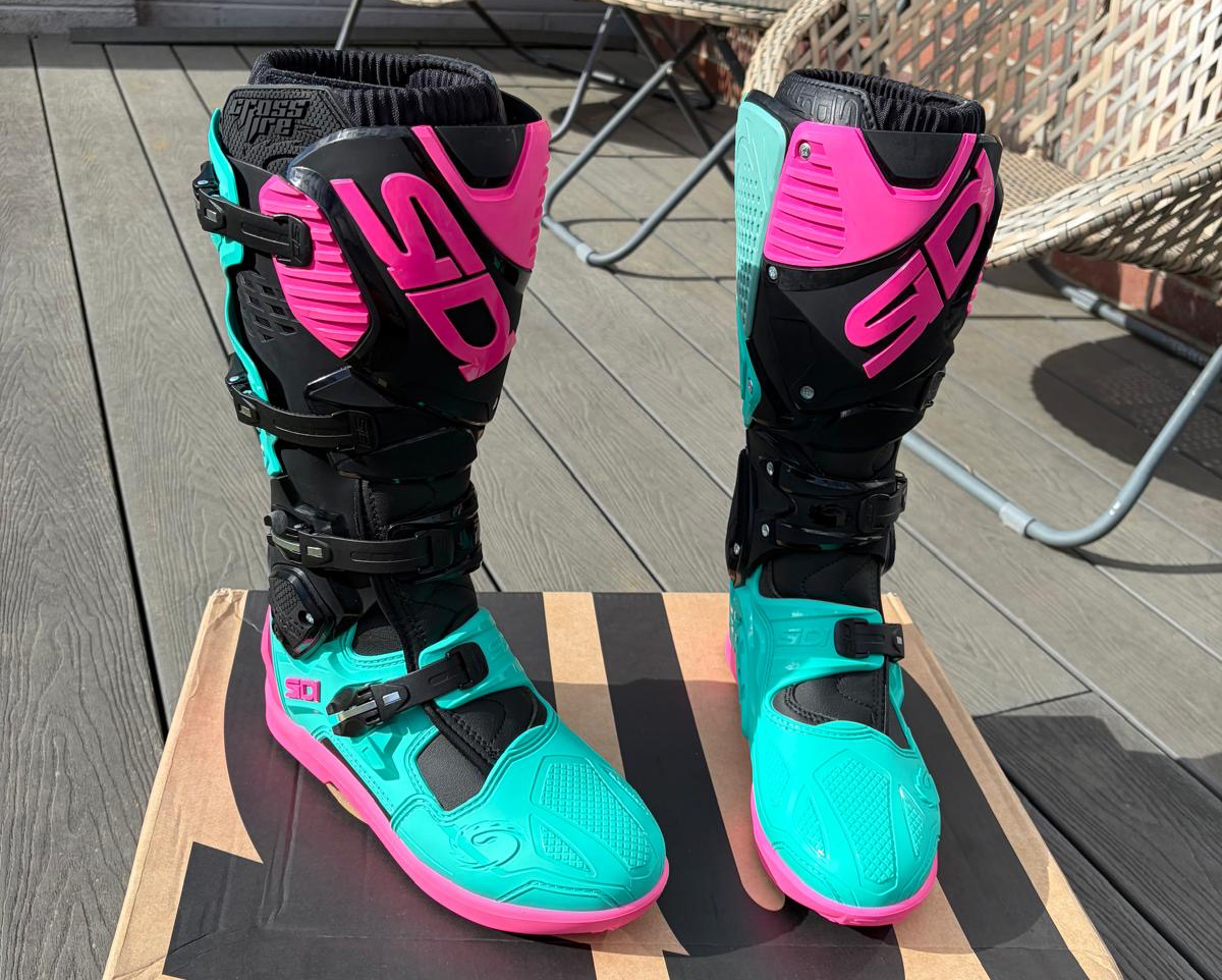 Callum Gordon testing Sidi Crossfire 3 SRS motocross boots
