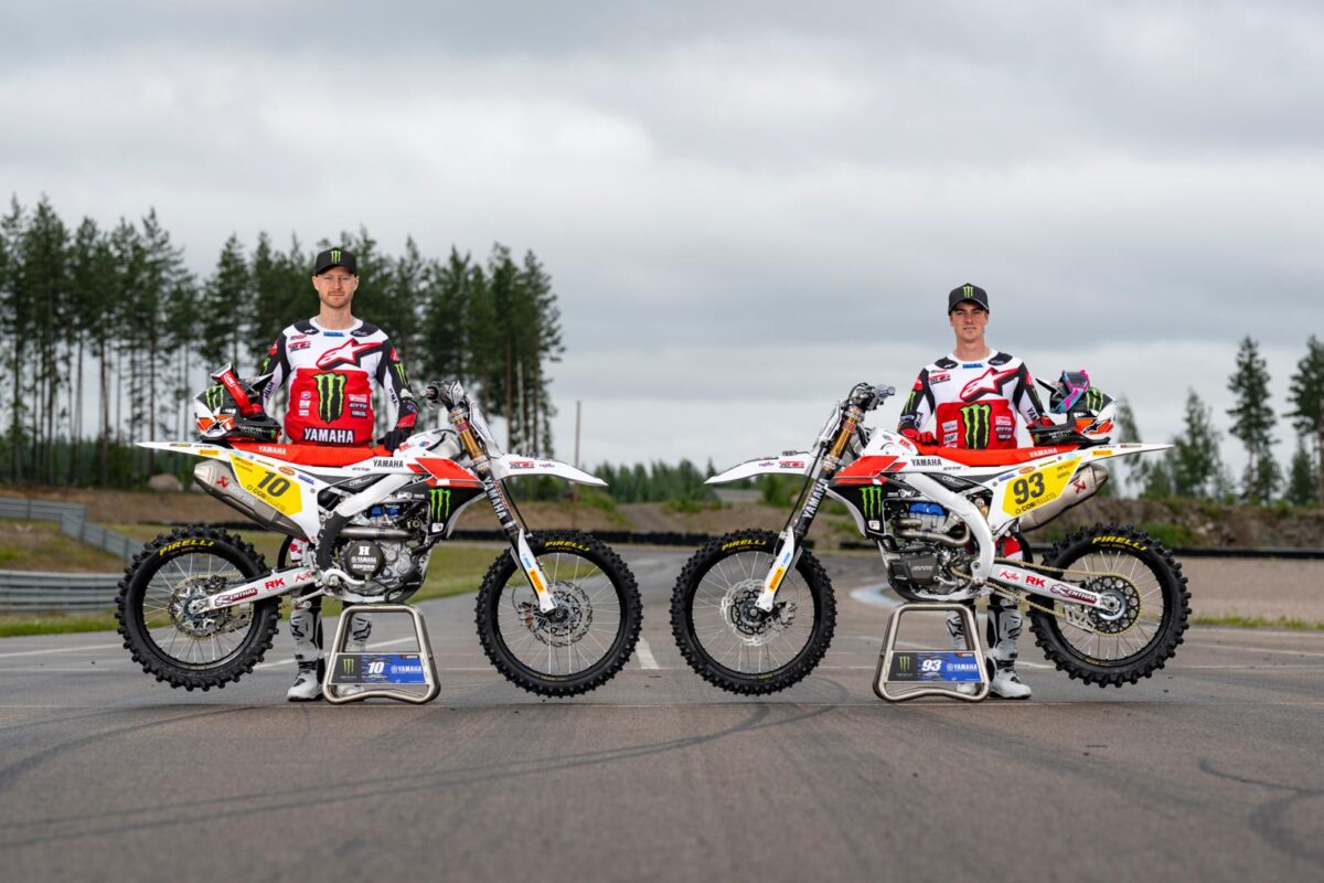 Monster Energy Yamaha Factory MXGP Team Unveils Special Livery to Celebrate Yamaha's 70th Anniversary at MXGP of Finland