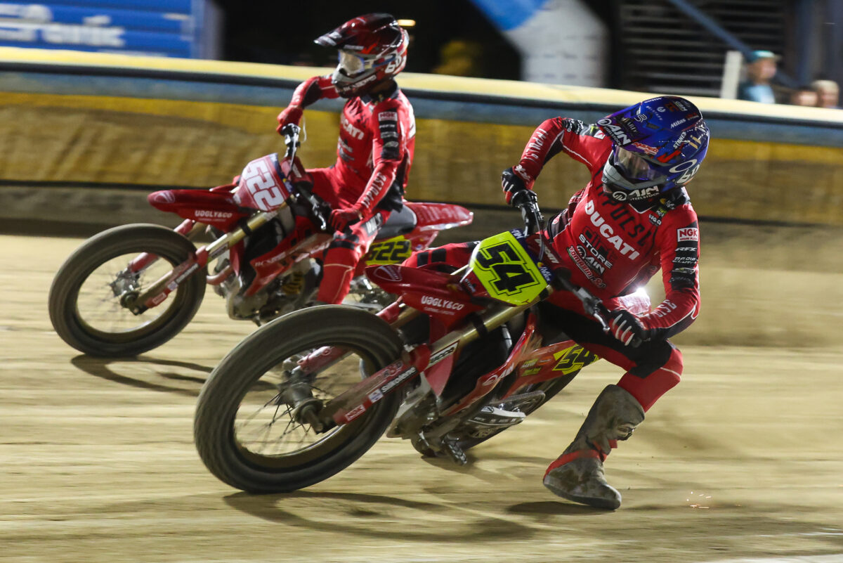 Home heroes set the pace going into British round of FIM Flat Track World Championship
