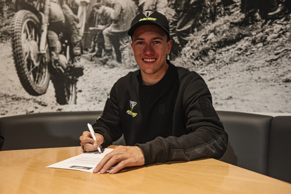 Triumph Factory Racing Enduro Team sign Jeremy Sydow for 2026