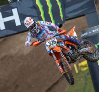 "eventful but overall very positive weekend" at MXGP of France for Gabriel SS24 KTM