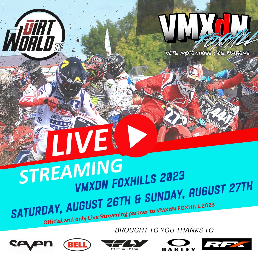VMXDN Foxhill to be Live Streamed by Dirt World TV!