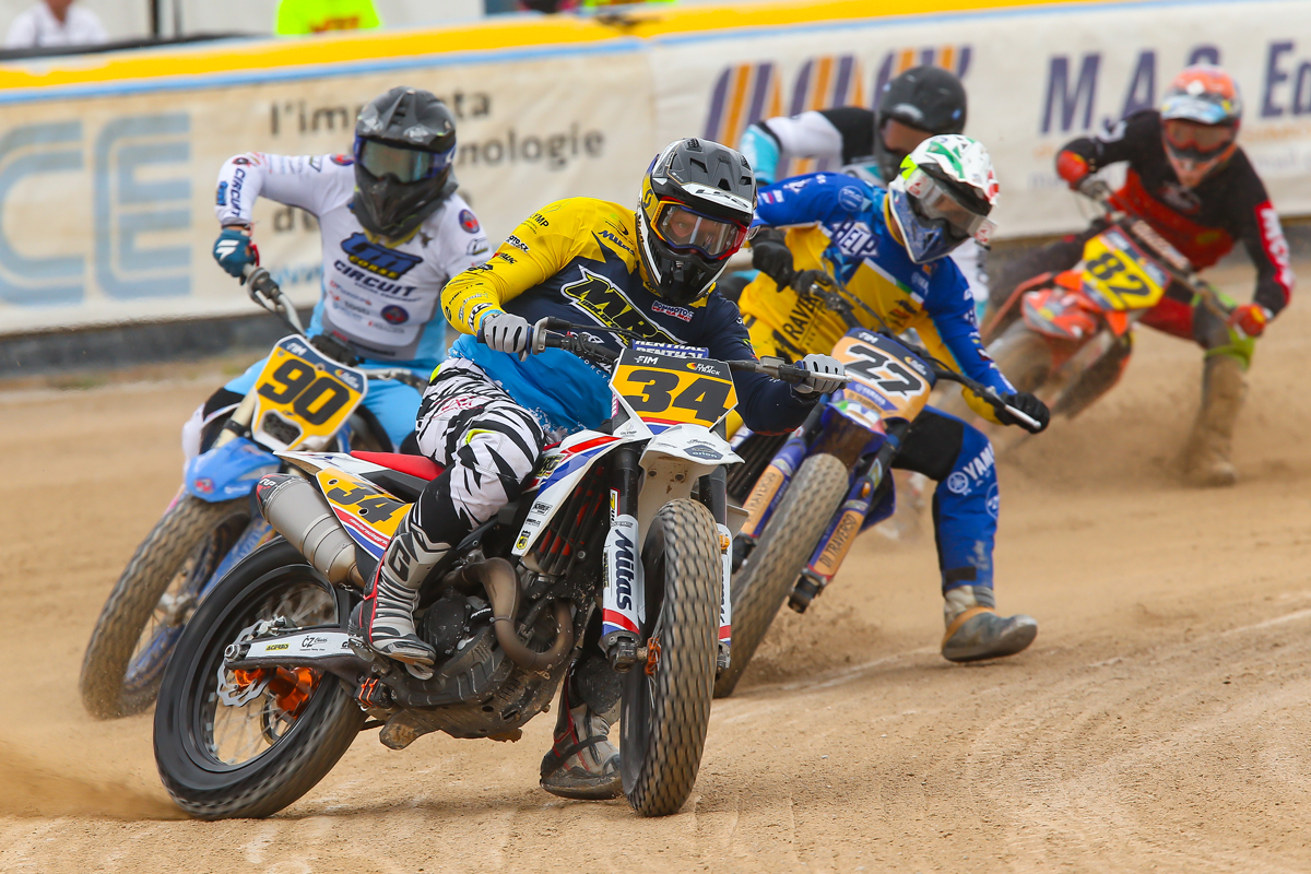 Krajčovič wins opening round of 2025 FIM Flat Track World Championship - Race Report & Results