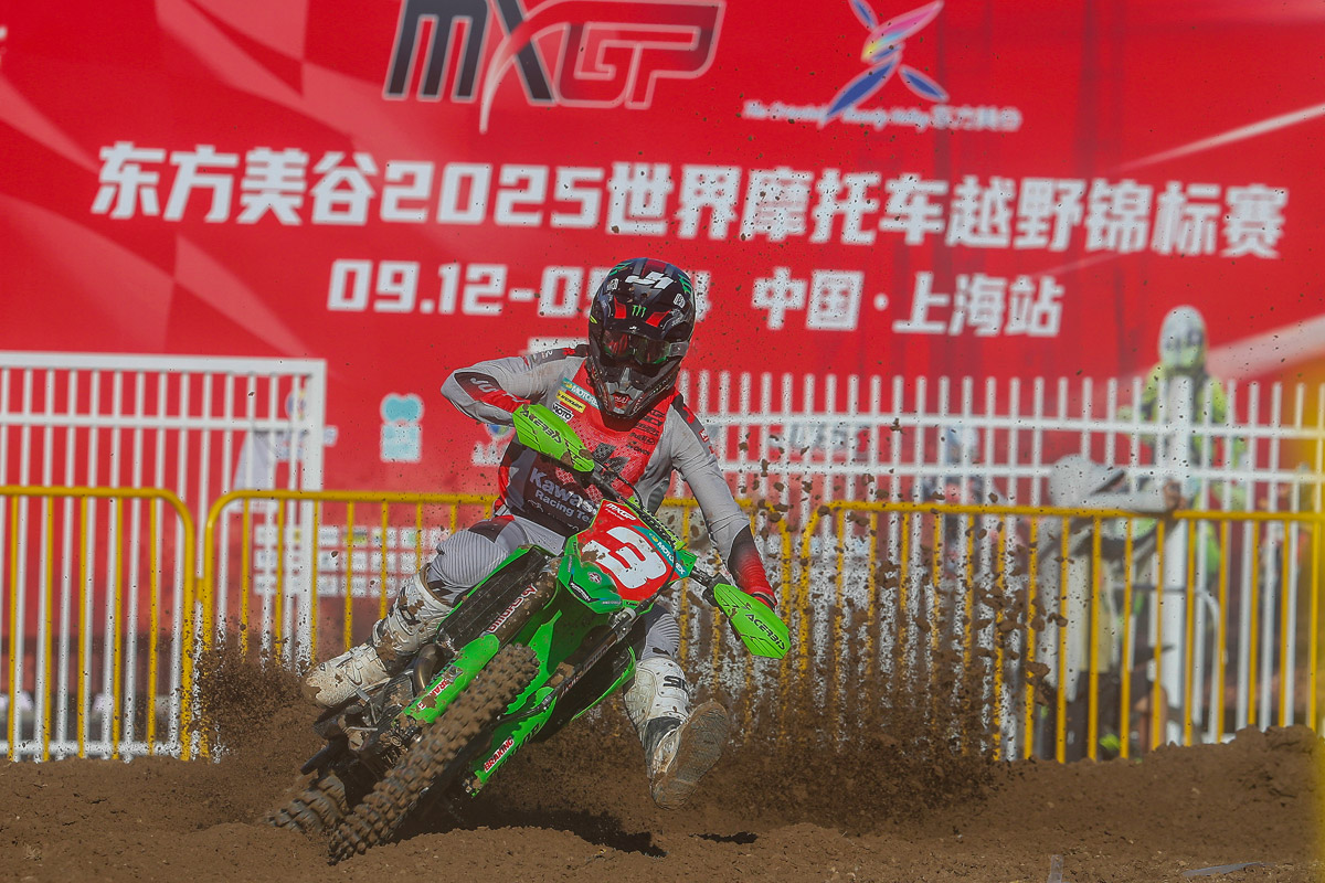 Romain Febvre on the cusp of 2025 World MX glory after strong MXGP of China