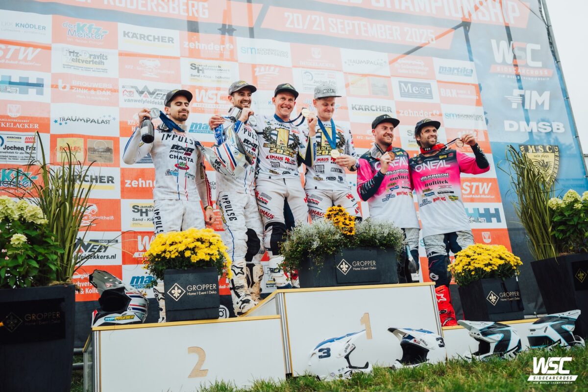 Wilkinson & Millard third in the World as Hermans wins 2025 Sidecarcross title at Finale in Germany - Report & Results