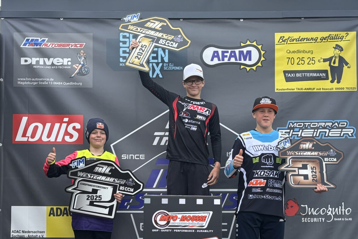 Euro podium for Barker and Dale in Germany - Report and Results