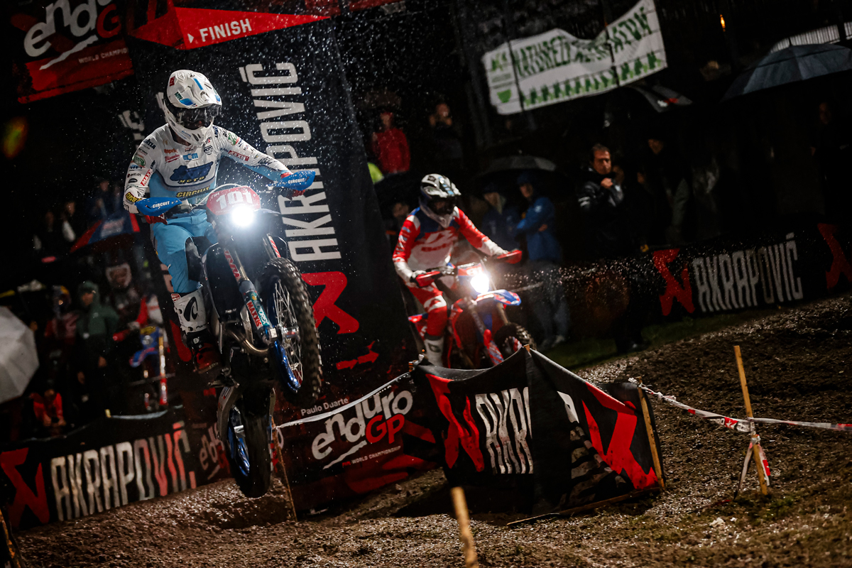 Dominik Olszowy tops the first AKRAPOVIC Super Test of the 2025 EnduroGP season - Race Report
