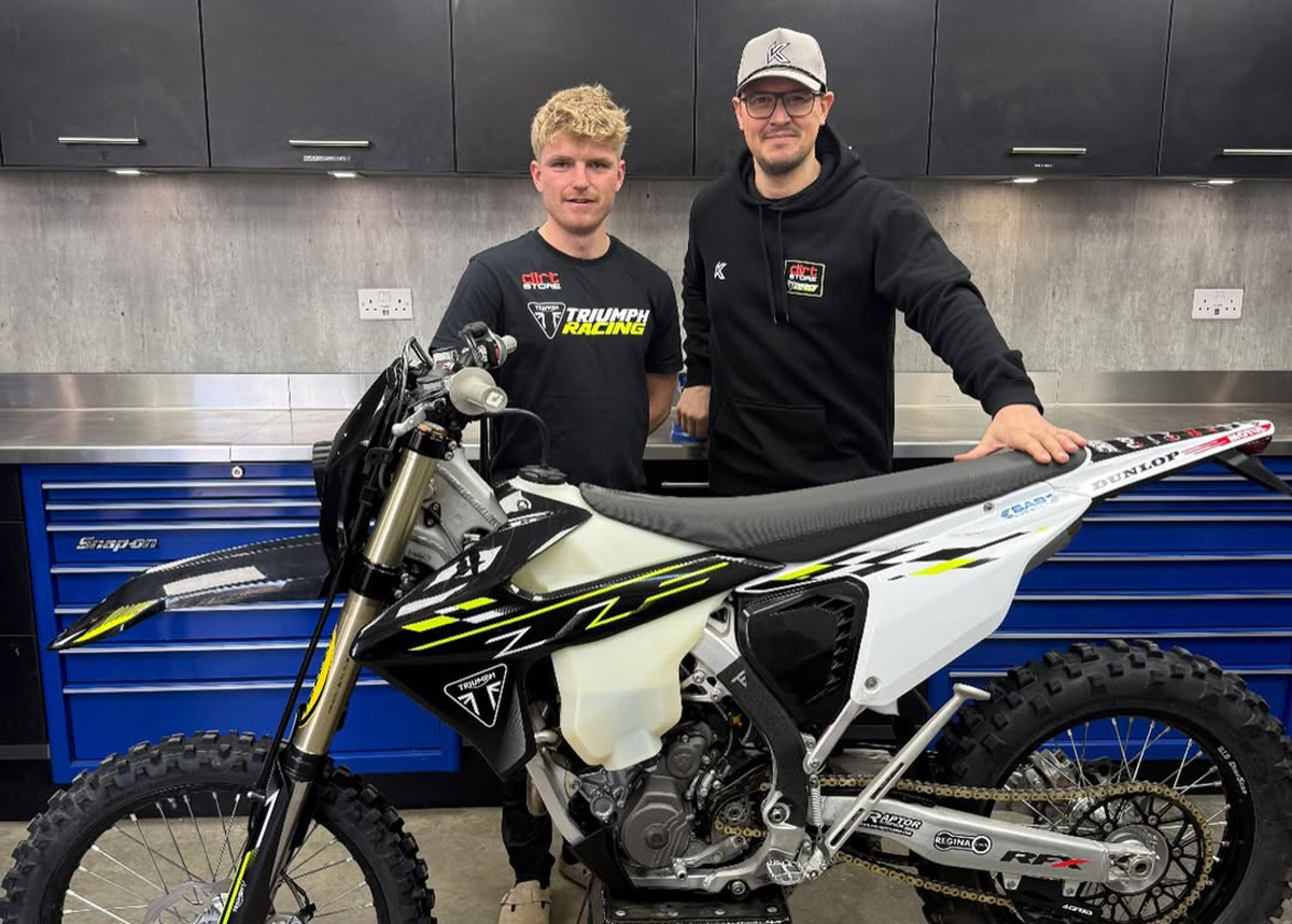 Sam Davies joins Dirt Store Triumph Racing for 2026 Enduro campaign