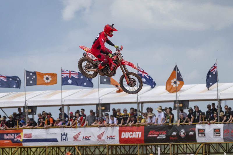 Gajser secures podium at rain effected MXGP of Australia!