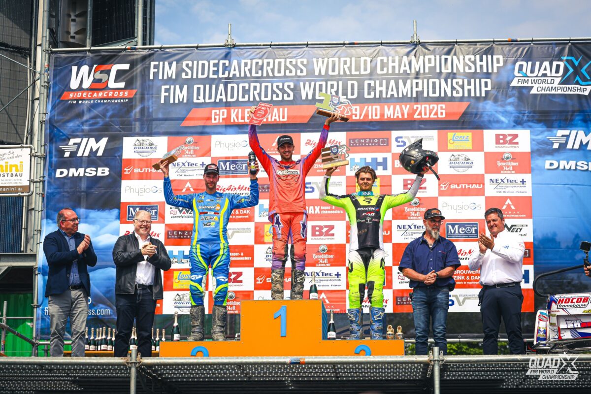 Turrini rules in Germany as Walker on the podium! 2026 Quadcross World Championship Round 3 - Report & Results