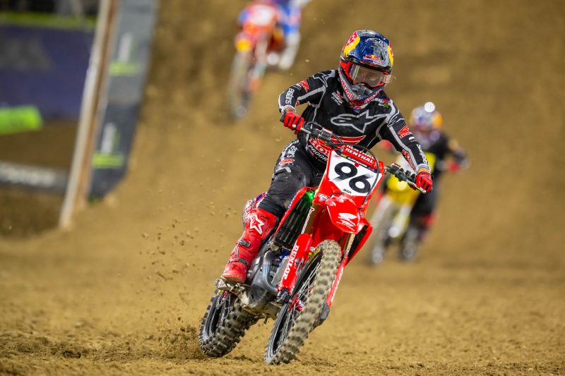 Hard-Fought Second-Place Result for Hunter Lawrence at San Diego Supercross
