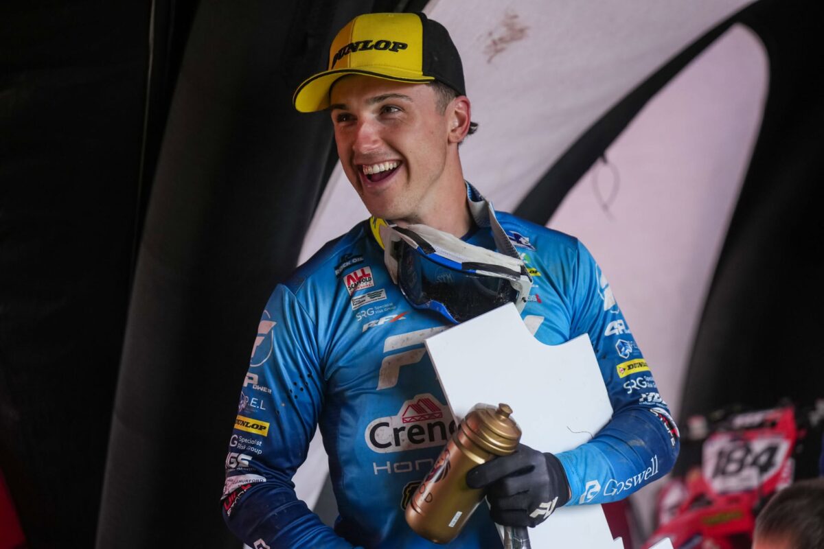 Conrad Mewse ahead of the 2026 British MX1 Championship finale at Blaxhall