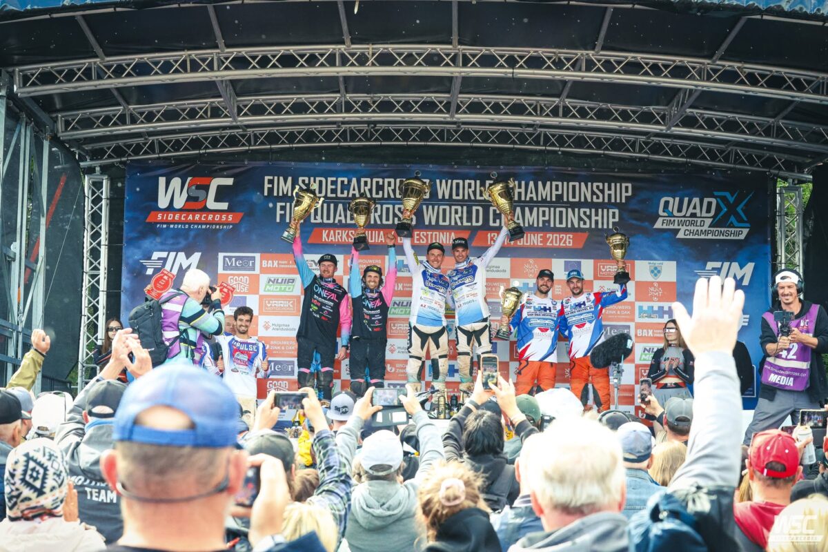 Wilkinson & Millard on the box in Estonia! 2026 FIM World Sidecarcross Championship Round 6 - Report & Results