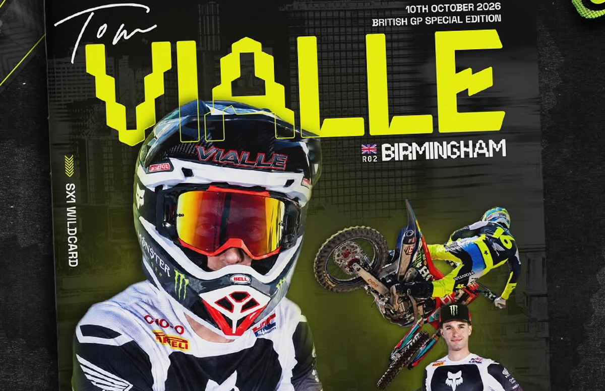 Tom Vialle to wildcard at British Supercross GP as tickets set to go on sale