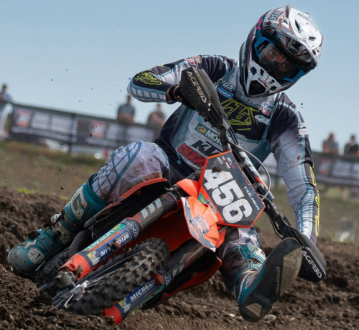 Ollie Colmer ahead of his MX1 debut at the 2026 MXGB Blaxhall finale