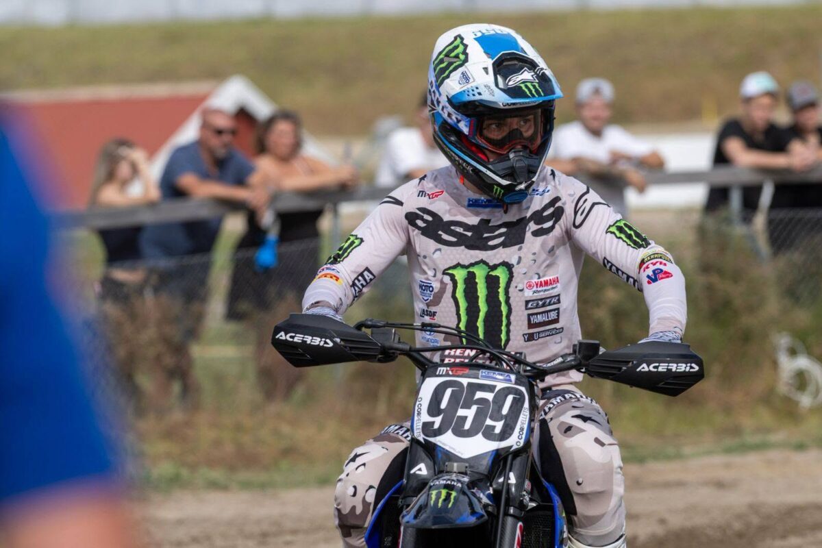 Maxime Renaux racing for Yamaha in the MXGP World Championship