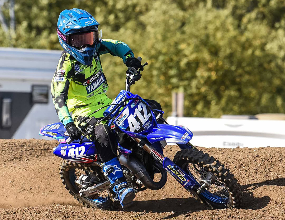 British 65cc rider Tommy Wood ahead of the 2026 YZ BLU CRU SuperFinale at Ernée