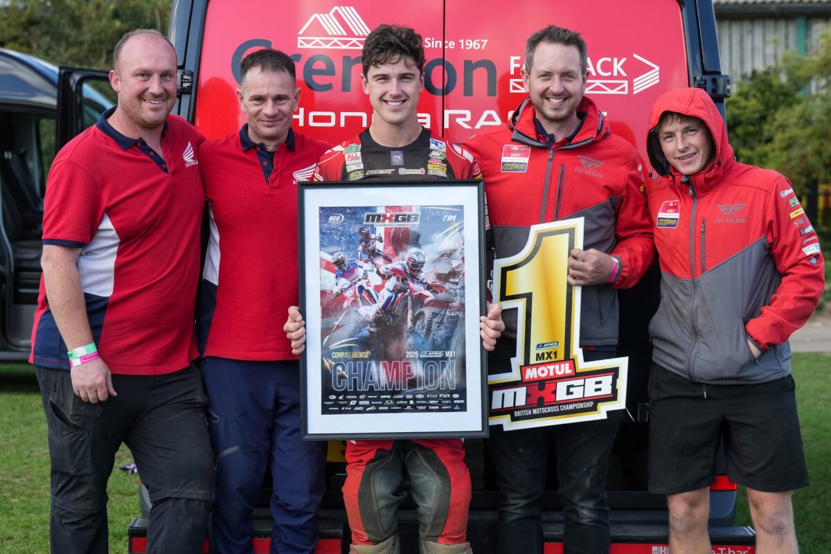 Crendon Tru7 Honda bids farewell to champ Conrad Mewse