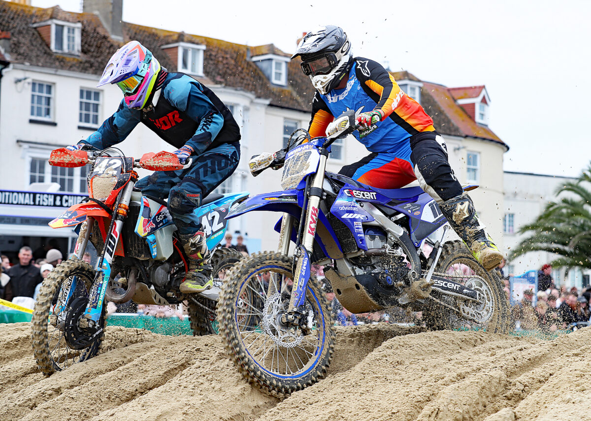 Riders in action during the Weymouth Beach Motocross ahead of entries opening for the 2026 event.