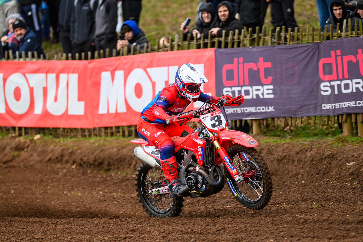 Tough day at the MXGB office for Apico Honda at Hawkstone opener!
