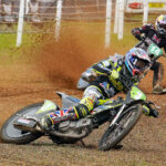 Archie Rolph at the 2026 British Youth Grasstrack Championship