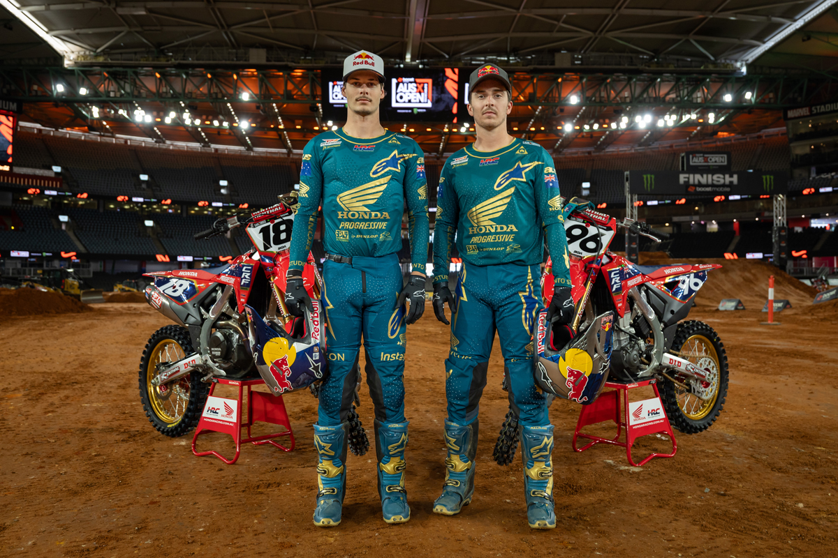 Jett & Hunter Lawrence all set for 2025 AUSX Open Supercross