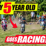 VIDEO: Tiny 5-Year-Old Cooper goes Racing with the Moto Mavericks