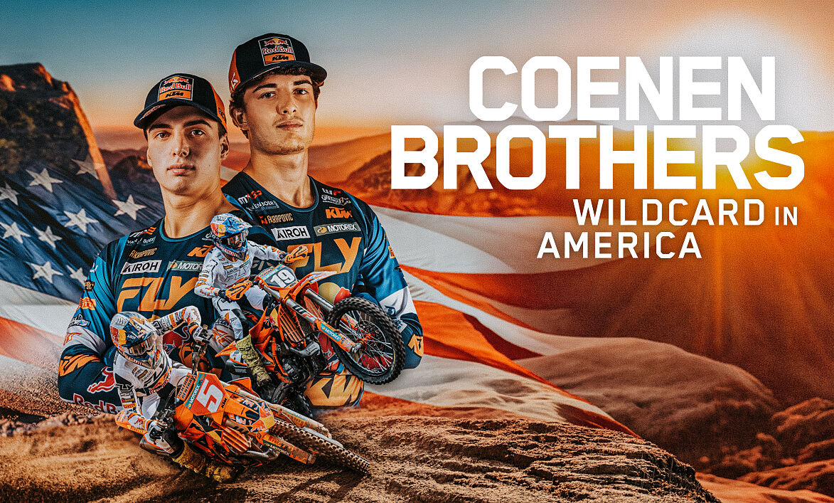 Lucas & Sacha Coenen to race three AMA Pro Motocross Nationals