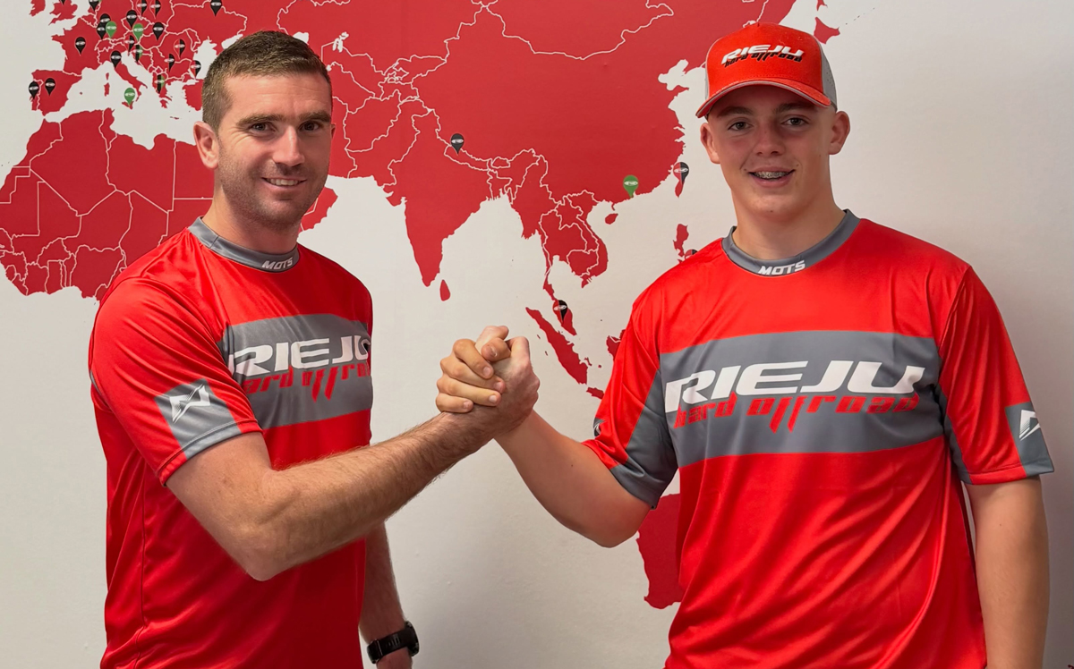 British enduro rider Connor Watson joins Factory Rieju for the 2027 season