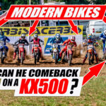 VIDEO: Glen Phillips shredding his Kawasaki KX500 at the Farleigh Castle Vets MX