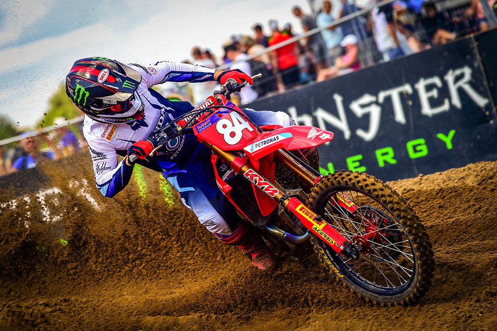 Jeffrey Herlings in action during the 2026 MXGP of Flanders at Lommel.