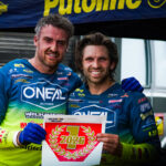 Brett Wilkinson and Joe Millard win their fifth British Sidecarcross Championship title at Wakes Colne
