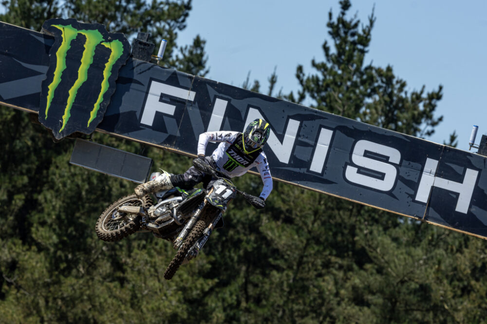 Mikkel Haarup battles through illness for 7th at MXGP of Galicia for Triumph Racing