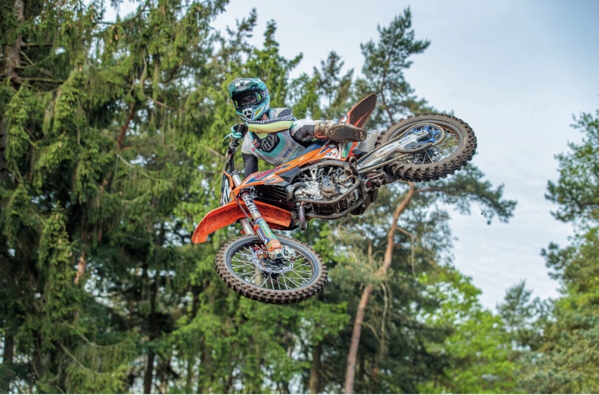 Cas Valk ahead of his MXGB return with Chambers KTM at Blaxhall in 2026