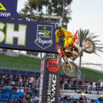 Jorge Prado racing at 2026 SMX Playoff 2 in Los Angeles