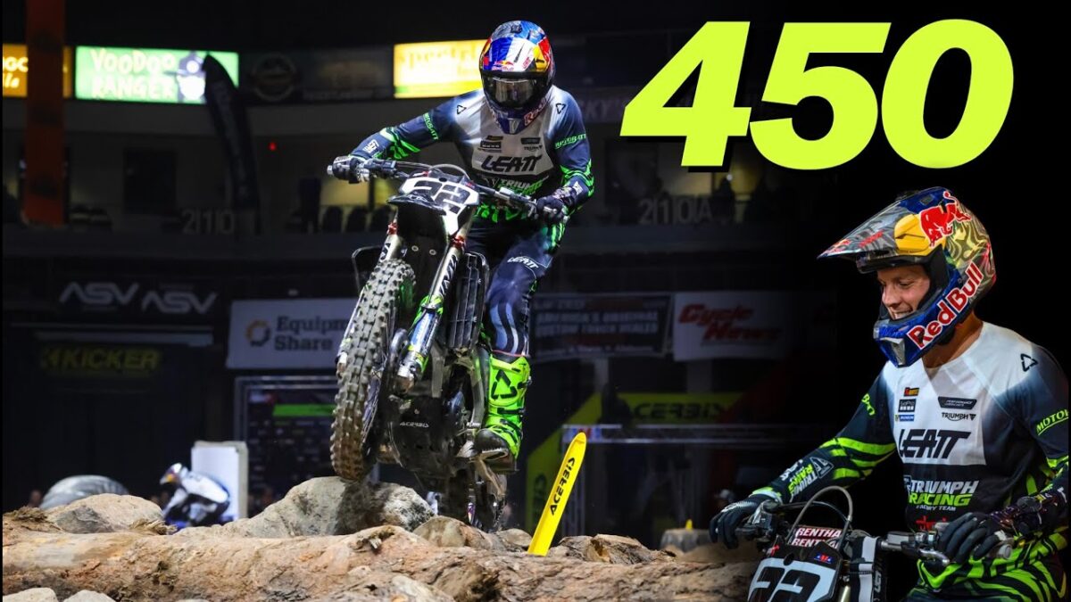 VIDEO: Jonny Walker - First AMA Endurocross win on the 450 Triumph!