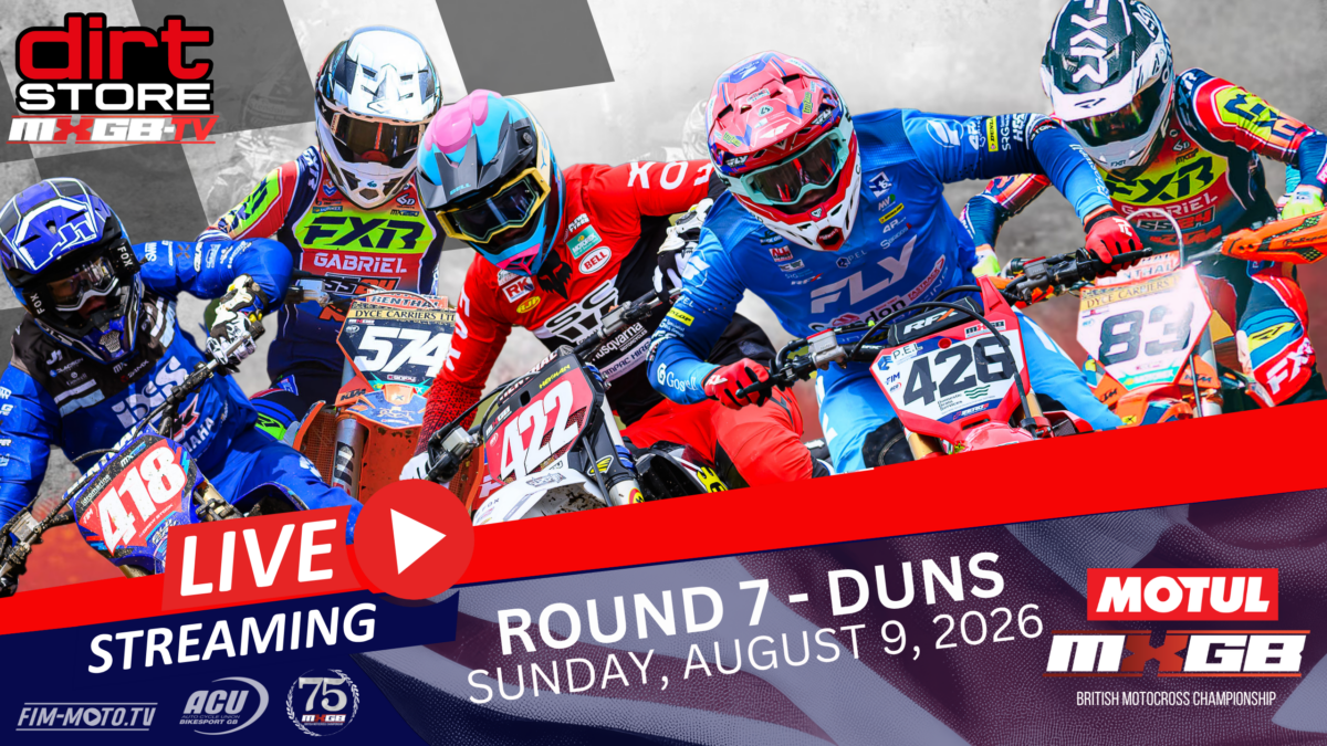 Watch British Motocross Championship Round 7 live from Duns