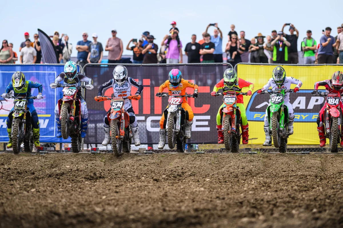2026 British Motocross Championship standings for MX1, MX2, MX2 under 21 and 125