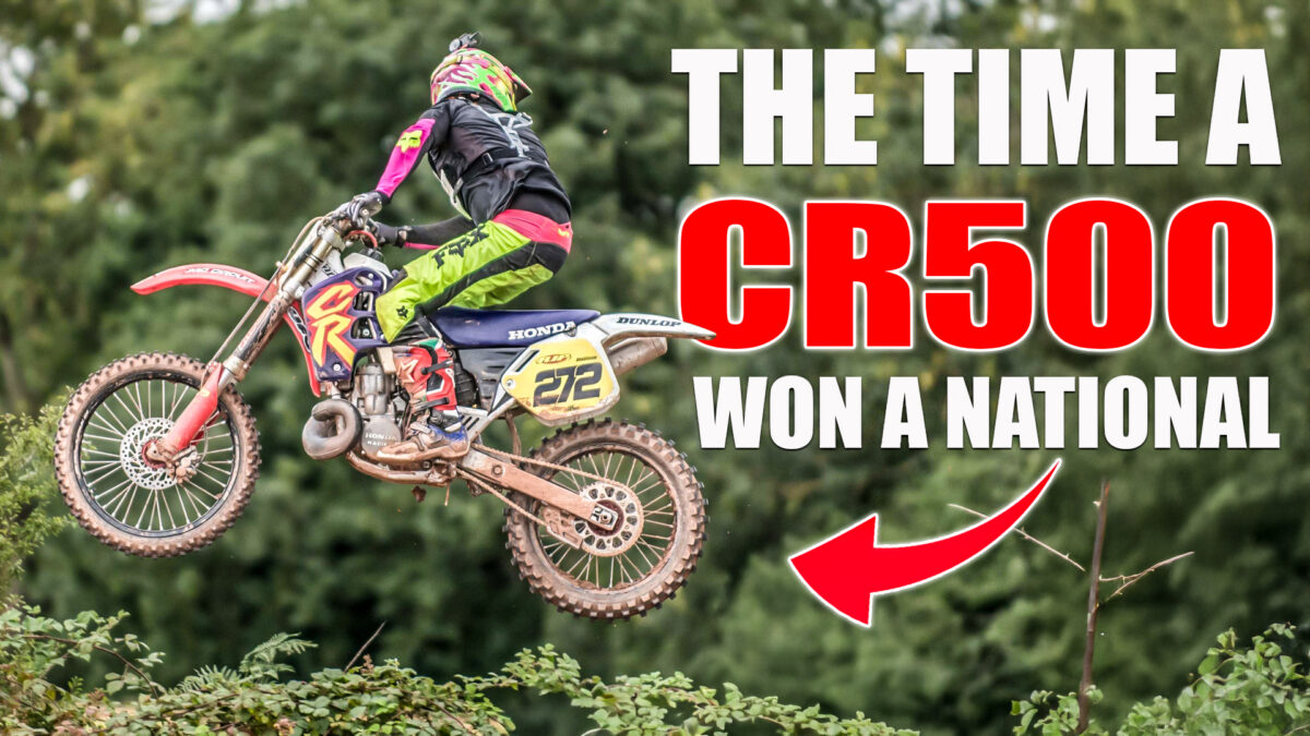 VIDEO: Nev Bradshaw takes on Modern bikes on his CR500 2 Stroke!