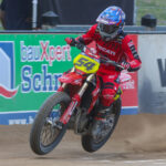 British riders in action ahead of round eight of the 2026 FIM Flat Track World Championship in Pardubice