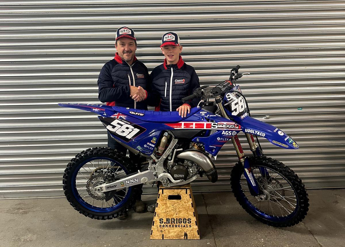 Harley Marczak signs with the S Briggs Commercial MX team on a 3 year deal!