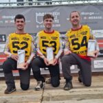 Isle of Man team celebrate victory at the 2026 Farleigh Castle Vets MX