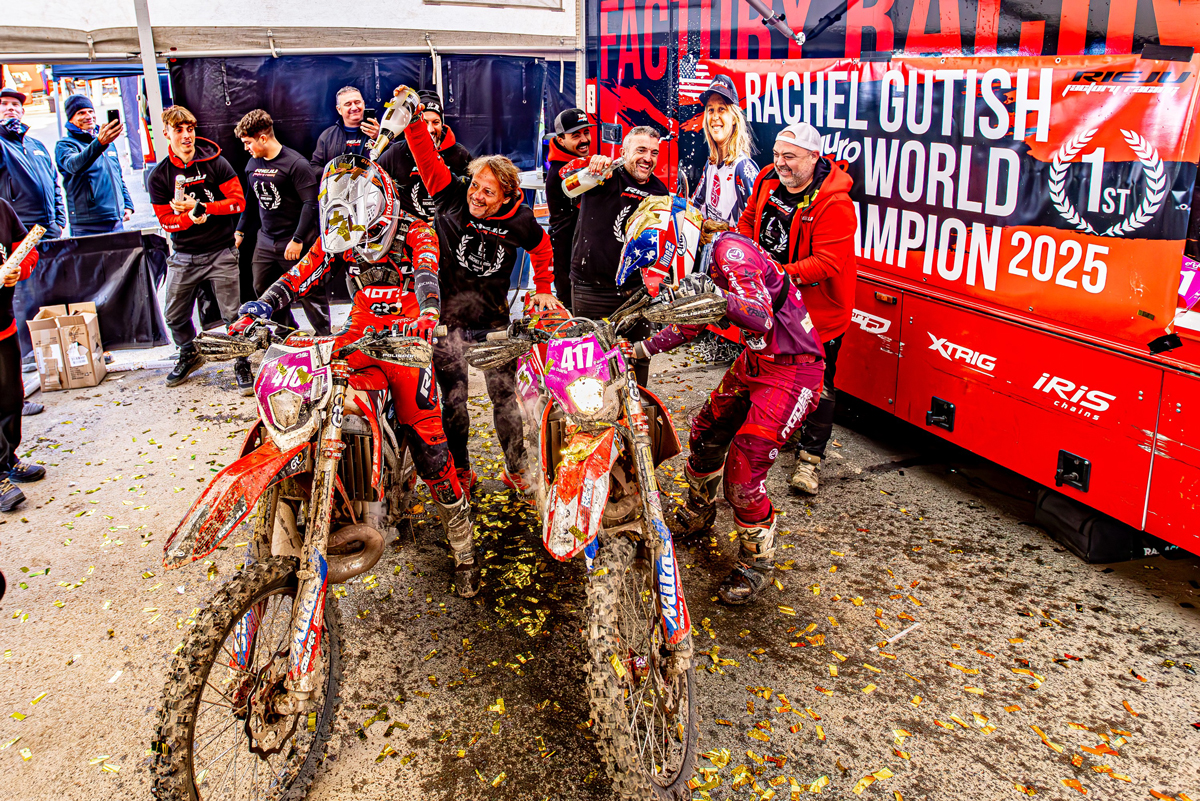 Rosie Rowett & Rieju become 2025 Women's World Enduro Vice-Champions