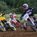 Riders in action at Farleigh Castle ahead of the 2026 Farleigh Castle Vets MX