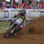 Brad Anderson at the 2026 World Vets Motocross at Farleigh Castle