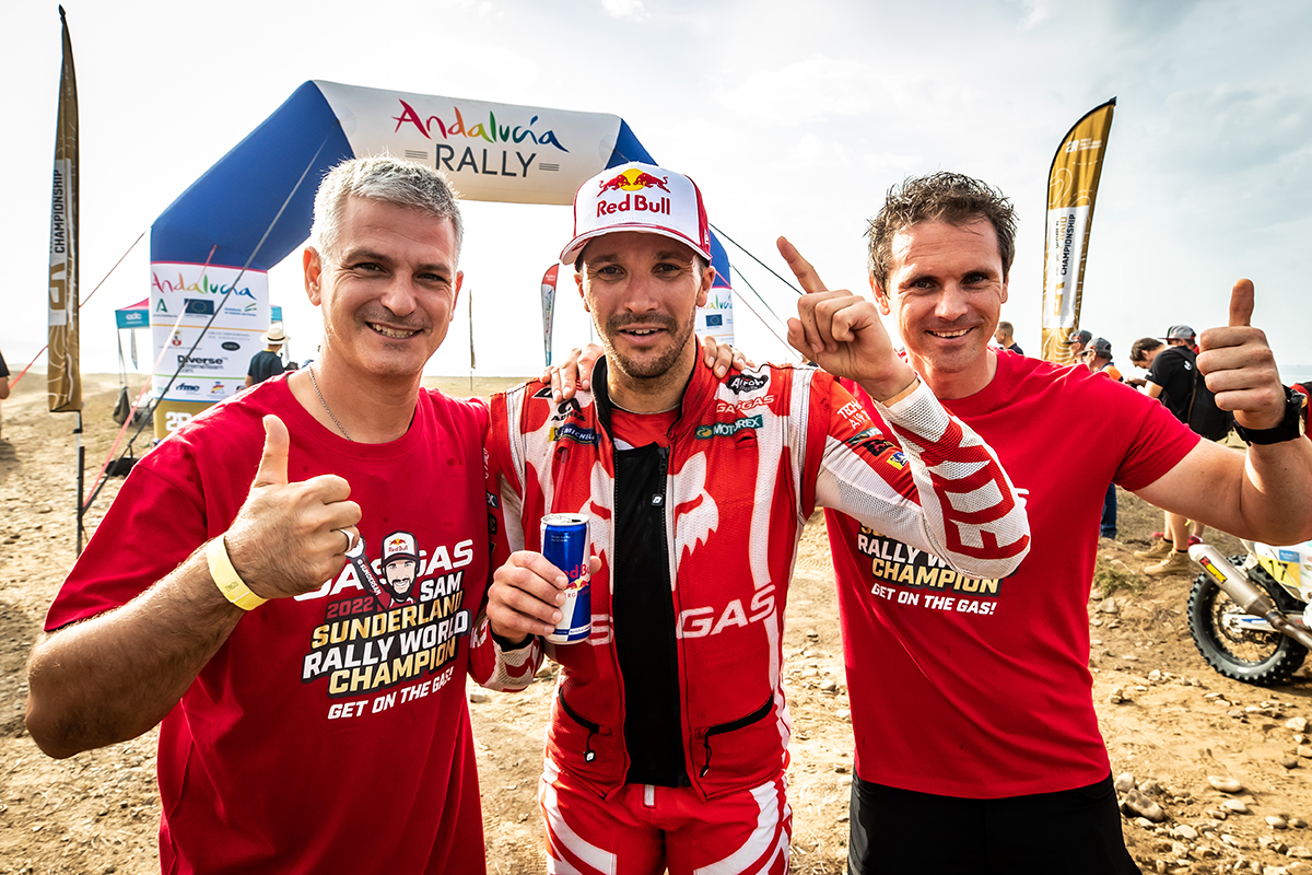 Sam Rally Sam Sunderland is the 2022 FIM World Rally-Raid Champion! - Dirt Hub