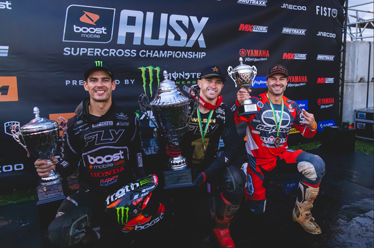 Dean Wilson crowned 2025 Australian Supercross Champion